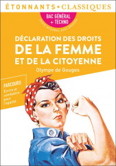 Declaration des droits de la femme et de la citoyenne - bac 2024 - parcours : ecrire et combattre po