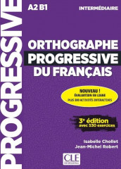 Orthographe progressif inter. 3e.éd. + appli + cd