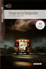 Mondes en vf - orage sur le tanganyika - niv. b1 - livre + audios