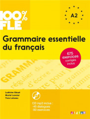 100% fle - grammaire essentielle du francais a2  - livre + cd