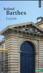 Lecon - lecon inaugurale de la chaire de semiologie litteraire au college de france prononcee le 7 j