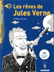 Mondes en vf - les rêves de jules verne - niv. a1 - livre + audios