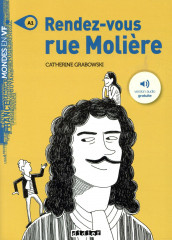 Mondes en vf - rendez-vous rue molière - niv. a1 - livre + audios