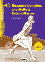 Mondes en vf - suzanne lenglen, une étoile à roland garros - niv. a1 - livre + audios