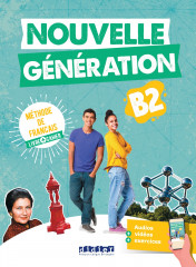 Nouvelle génération b2 - livre + cahier + didierfle.app