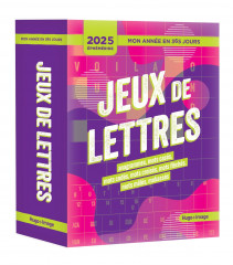 Mon année en 365 jours - 2025 - jeux de lettres