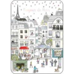 Carte bonjour de paris