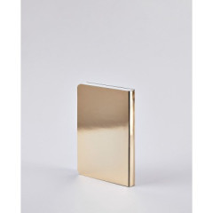 Nuuna shiny starlet cahier pointilles - gold