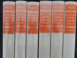 Encyclopedie universalis supplements annees 1974 a 1984