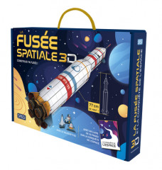 La fusee spatiale 3d - la conquete de l'espace - construis ta fusee ! avec 12 silhouettes