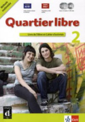 Quartier libre 2, livre de l'eleve et cahier d'activites + cd/dvd