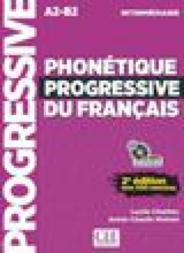 PHONETIQUE PROGRESSIVE DU FRANCAIS NIVEAU INTERMEDIAIRE + CD NE - CHARLIAC/MOTRON - CLE international