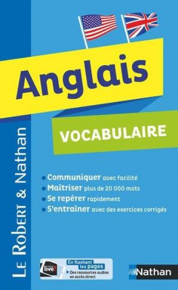 DICTIONNAIRE LE ROBERT et NATHAN  -  ANGLAIS  -  VOCABULAIRE (EDITION 2018) - FONTANE/FROMONOT - CLE INTERNAT