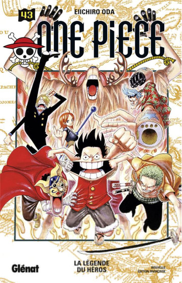 ONE PIECE - EDITION ORIGINALE TOME 43 : LA LEGENDE DU HEROS - ODA - Glénat