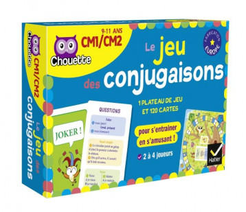 CHOUETTE ENTRAINEMENT : LE JEU DES CONJUGAISONS  -  CM1, CM2 - DOMERGUE/IRIBARNE - HATIER SCOLAIRE