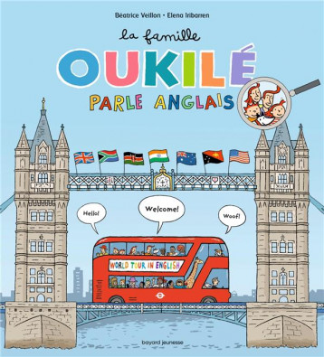 LA FAMILLE OUKILE : PARLE ANGLAIS - IRIBARREN/VEILLON - BAYARD JEUNESSE