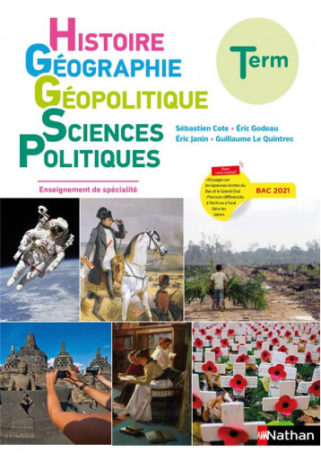 HISTOIRE-GEOGRAPHIE, GEOPOLITIQUE, SCIENCES POLITIQUES  -  TERMINALE  -  LIVRE DE L'ELEVE (EDITION 2020) - ALAZARD/BENBASSAT - CLE INTERNAT