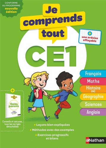 JE COMPRENDS TOUT TOME 2 : TOUTES LES MATIERES  -  CE1 (EDITION 2019) - PETIT-JEAN ISABELLE - CLE INTERNAT