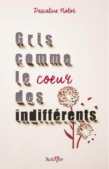 GRIS COMME LE COEUR DES INDIFFERENTS - NOLOT PASCALINE - SCRINEO