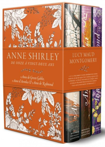 ANNE SHIRLEY : COFFRET TOMES 1 A 3 : DE ONZE A VINGT-DEUX ANS - MONTGOMERY LUCY MAUD - LOUVERTURE