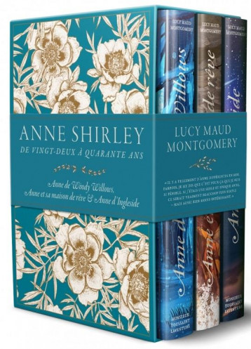 ANNE SHIRLEY : COFFRET TOMES 4 A 6 : DE VINGT-DEUX A QUARANTE ANS - MONTGOMERY LUCY MAUD - LOUVERTURE