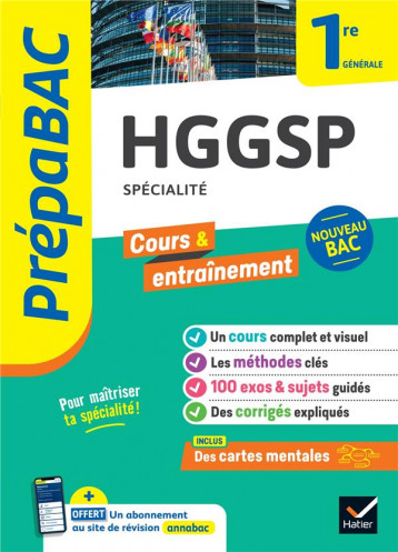 PREPABAC COURS et ENTRAINEMENT : HGGSP, SPECIALITE  -  1RE GENERALE - GAILLARD/GINTRAC - HATIER SCOLAIRE