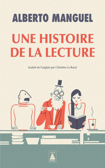 UNE HISTOIRE DE LA LECTURE - ILLUSTRATIONS, NOIR ET BLANC - MANGUEL - ACTES SUD