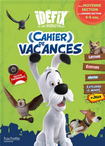 IDEFIX - CAHIER DE VACANCES 2024 - MS / GS - VIBAUX CECILE - HACHETTE