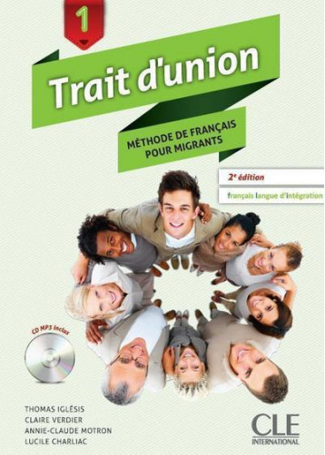 TRAIT D'UNION 1 ELEVE + CD AUDIO NOUVELLE VERSION - IGLESIS/VERDIER - NATHAN