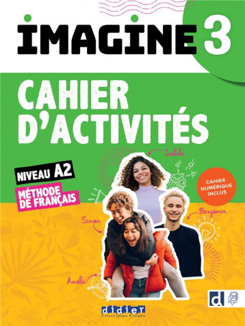 IMAGINE 3 - NIV. A2 - CAHIER + CAHIER NUMERIQUE + DIDIERFLE.APP - XXX - DIDIER