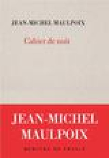 CAHIER DE NUIT - MAULPOIX JEAN-MICHEL - MERCURE DE FRAN