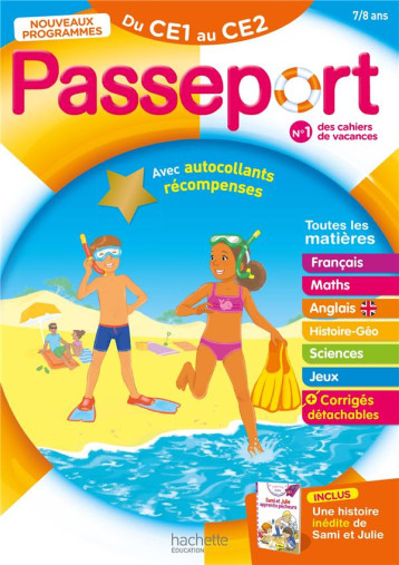 PASSEPORT - DU CE1 AU CE2 7/8 ANS - CAHIER DE VACANCES 2024 - BESSIERES/KNOWLES - HACHETTE PASSEPORT - DU CE1 AU CE2 7/8 ANS - CAHIER DE VACANCES 2024 - BESSIERES/KNOWLES - HACHETTE
