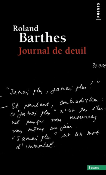 Journal de deuil - Barthes Roland - POINTS