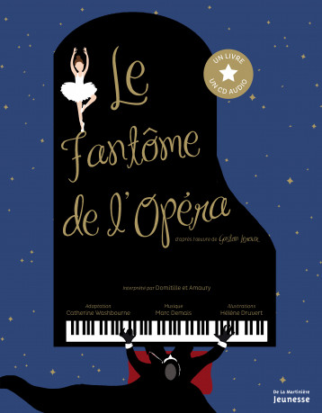 Le Fantôme de l'Opéra -Livre CD audio- - Demais Marc, Domitille et Amaury Domitille et Amaury, Washbourne Catherine - MARTINIERE J