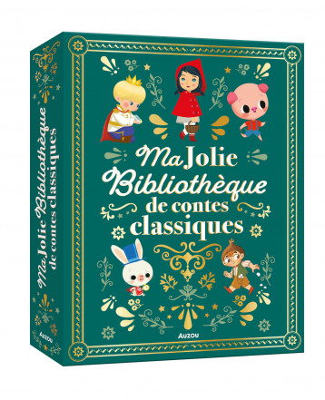 LES P'TITS CLASSIQUES - MA JOLIE BIBLIOTHÈQUE DE CONTES CLASSIQUES - Bordicchia Gaia, Carine Hinder Carine Hinder, FUMAGALLI Simon, Carine Hinder  - AUZOU