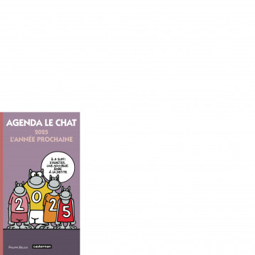 Le Chat - Mini-agenda Le Chat 2025 - PHILIPPE GELUCK , Geluck Philippe - CASTERMAN