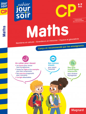 Maths CP - Cahier Jour Soir - Semenadisse Bernard, Wormser Michel - MAGNARD