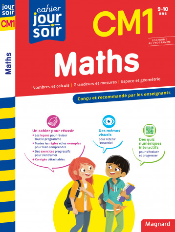 Maths CM1 - Cahier Jour Soir - Semenadisse Bernard, Granier Pierre - MAGNARD