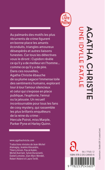 Une idylle fatale - Agatha Christie - LGF